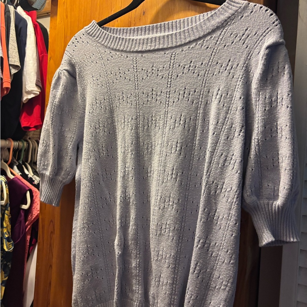 Violet Knit Sweater - X-Large